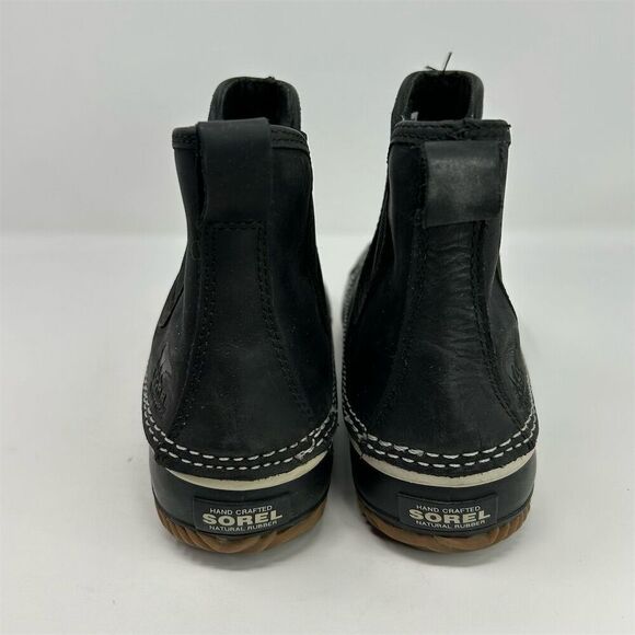 Sorel Women's Out N About Chelsea Black Waterproof Slip On Boots Size 11 - Picture 8 of 13